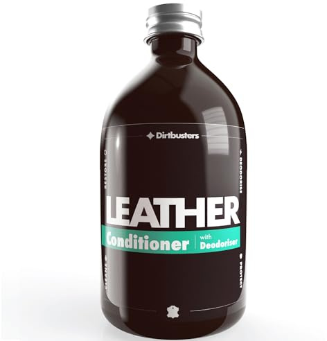 Dirtbusters Leather Conditioner, Protector & Restore, With Deodoriser To Revive & Nourish Leather Sofas, Furniture, Shoes, Bags, Car Seats, Saddles & Tack (500ml)