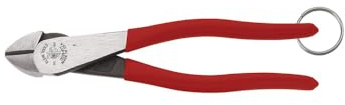 Klein Tools D228-8TT tång, tillverkad i USA, diagonal skärtång med höghävstångsdesign och spännring, 20 cm