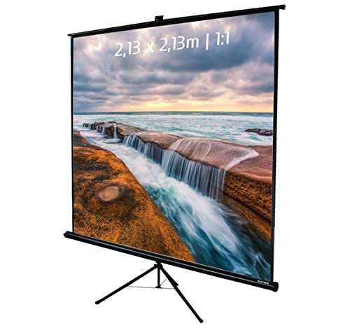 Ecran de Projection trépied 2,13 x 2,13m - Format 1:1