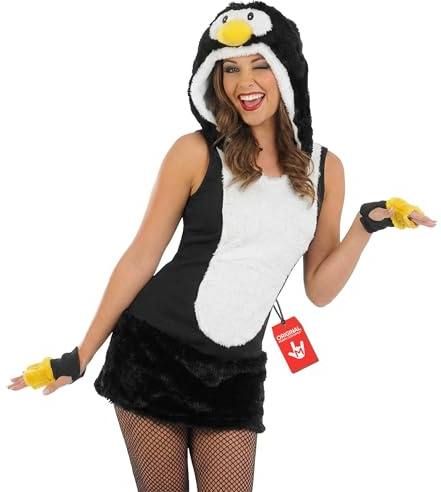 Fun Shack Penguin Costume, Christmas Outfits For Women, Penguin Costume Women, Women's Christmas Costumes