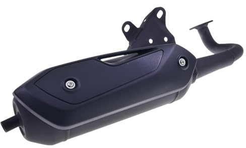 TECNIGAS Silent Pro Black Auspuff für Cpi Oliver Sport 50, Popcorn 50, Keeway ARN 50