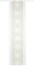 Deko Trend Medio 6236793 77 Panneau Japonais avec Charriaud Polyester Blanc/Champagne 245 x 60 x 245 cm
