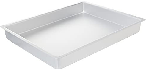 PME OBL12162 Teglia Professionale, Alluminio, 30 x 40 cm, Altezza 5 cm, Argento