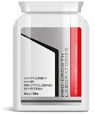 PRO GROWTH MENS ANTI-GREY PILL HAIR REVITALISING SYSTEM GET RID OF GREY AND FEEL YOUNGER AGAIN