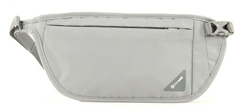 Pacsafe CoverSafe V100 stöldskydd RFID-blockerande pengabälte, grå, 26 cm, pengabälte
