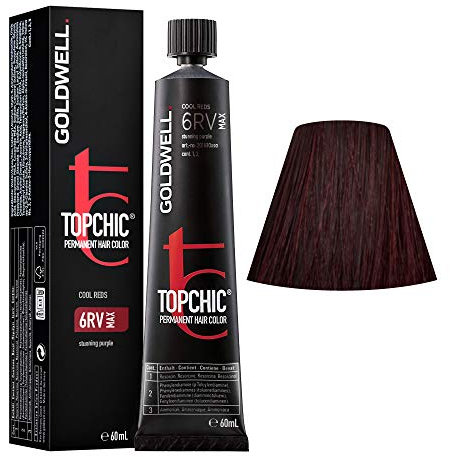 6RV MAX Stunning purple Goldwell Topchic Cool reds tb 60ml