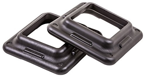 The Step (Made in the USA) Original Health Club Aerobic Step Risers in Black for Use with The Step Aerobic Platform – Health Club Size (2 count)