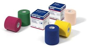 6x Gazofix Fixation Bandages 20 m x 8 cm Blue