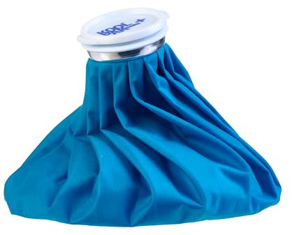 Koolpak Sac de Glace Réutilisable 28cm – Thérapie Froid Uniquement, Tissu Plissé Étanche, Large Ouverture – Soulagement Douleur, Entorse, Sport