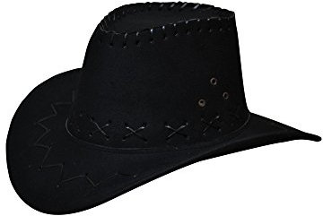 Miobo Cowboyhut Western Cowgirl Hüte 54-Schwarz