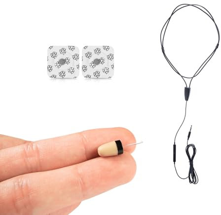 CooMax Pinganillo Oculto Inalambrico VIP Pro Auriculares Invisibles con Microfono para Examenes - Mini Auricular Espia para Llamadas con Movil Copiar sin Cable en Oreja (Pinganillo VIP Pro Supermini)