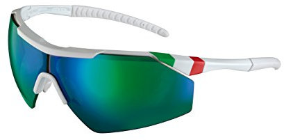 salice occhiali Unisex-Erwachsene 004ITA (75 mm) fahrradbrille, weiß, one Size