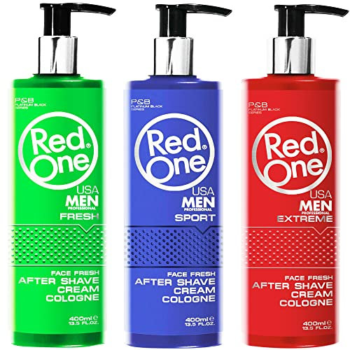 3 x 400 ml Redone Cream Cologne, 1 x Fresh 1 x EXTREM 1 x Sport Aftershave Balsam Set