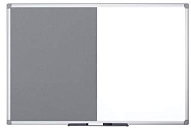 Bi-Office Maya Tableau combiné feutre/magnétique
