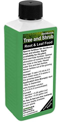 GREEN24 Tree and Shrub Liquid Fertilizer HighTech NPK, Root Soil Foliar Plant Food