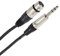 Plugger Kabel XLR-Steckdose, Stereoklinkenbuchse, 3 m, Schwarz