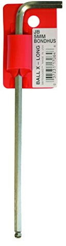 Bondhus 17064 BL5.0B Briteguard Ballwrench 5mm, 160 mm