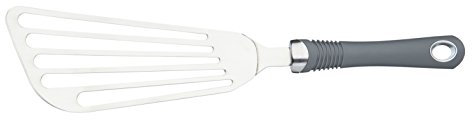 KitchenCraft Professional Fish Slice, Fish Spatula with Soft Grip Handle, Ideal for Flipping Meat, Eggs and Fish, Heat Resistant Cooking Kitchen Utensil, Dishwasher Safe, 31.5cm