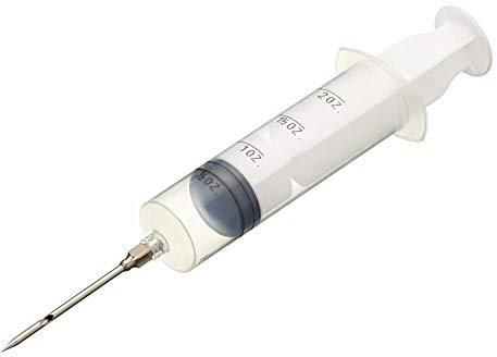 Kitchen Craft KCINJ Iniettore di Sapore e Marinata, Acciaio Inossidabile, Bianco