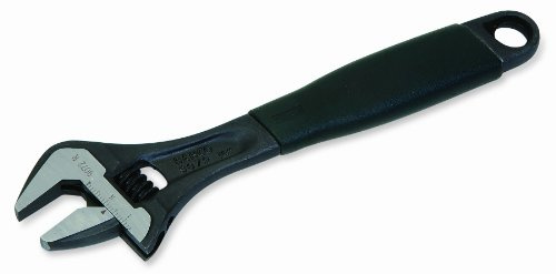 Bahco 9071 R US Adjustable Wrench Ergo, 8-Inch, Black