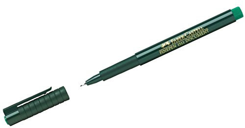 FABER-CASTELL 151163 - Faserschreiber Finepen 1511, 0.4 mm, grün