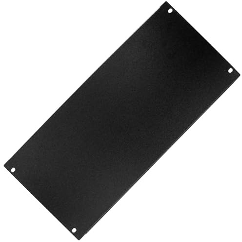 RackMatic - Panel ciego de 5U para armario rack 19 Tapa negra