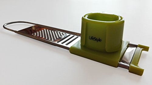 LF Râpe et tranchoir pour gousses d'ail en acier inoxydable