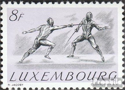Prophila Collection Luxemburg 500 postfrisch ** MNH 1952 Sommerspiele (Briefmarken für Sammler) Kampfsport (Boxen/Fechten/Ringen/Karate …)