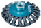 Makita D-39827 Kegelbürste Ø 100 mm, gezopft, verzinkter Stahldraht, M14 Gewinde Aufnahme, Drahtbürste zum Entrosten, Entzundern, Aufrauen und Reinigen von Stahl