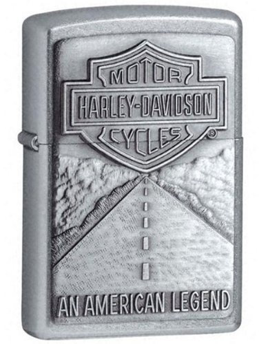 Zippo Harley-Davidson – Accendino da cucina (fiamma, piezoelettrico, cromato)