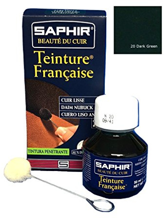 SAPHIR BEAUTÉ DU CUIR Saphir Lederfarbe Glatt & Velour, dunkelgrün