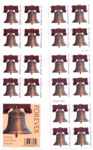 Liberty Bell Forever Stamps Booklet of 20