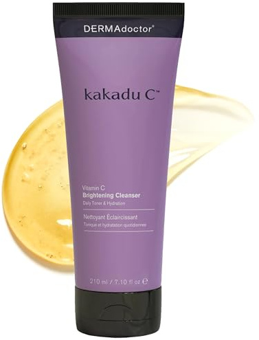 DERMAdoctor Kakadu C Brightening Daily Cleanser, Toner & Make-up Remover, 7.1-oz.