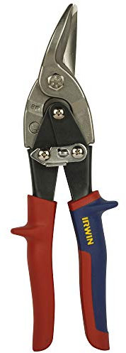 IRWIN 10504309N - Tijera corta chapa 101, corte recto y a la izquierda