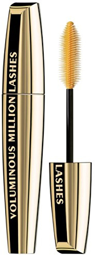 L’Oreal Paris Makeup Voluminous Million Lashes Mascara, Volumizing Collagen Infused Eye Makeup, Amplifying Mascara Brush, Washable, Black Brown, 0.3 Fl Oz., 1 Count