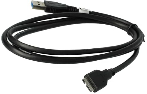vhbw USB Kabel Datenkabel (Standard-USB Typ A auf Kamera) 150cm kompatibel mit Nikon D5, D500, D800, D800E Kamera, Camcorder
