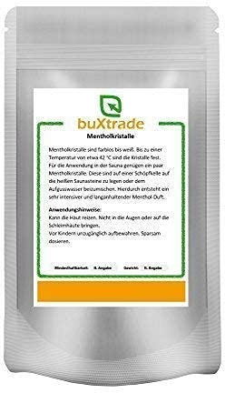 2 x 1 kg Mentholkristalle Menthol Kristalle Sauna Kristalle Minzöl Aufguss Aufguß 2kg