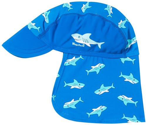 Playshoes Badekappe Kopfbedeckung Unisex Kinder,Hai,49