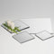 SANDRA RICH Quadratische Spiegelplatte, 15 x 15 x 0,5 cm, e.6