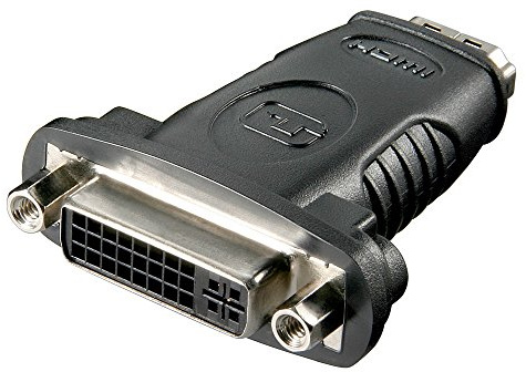 Adattatore HDMI/DVI-D a 19 poli HDMI femmina DVI (24+5) femmina