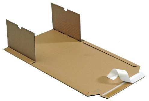 25 St MW367 Wickelverpackungen Innenmaß variabel bis 370x290 x 20-75 mm Buchverpackungen