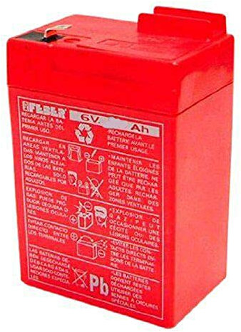Feber - 800003104 - Accessoire pour Véhicule Electrique - Batterie - 6 V - 4,5 Ah