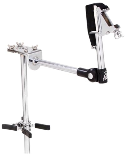 LP Latin Percussion LPA244S Aspire Bongo Halterung Slide Mount Bracket, für LPA653 Doppelcongaständer, Straplock-System, neigbar