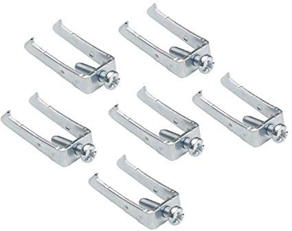 DEBFLEX - Schaltgeräte - Befestigungskrallen - Befestigungsschrauben - Elektrik - Zubehör für Elektrik - Casual Range Set mit 6 Krallen + 6 Metallschrauben, 742010