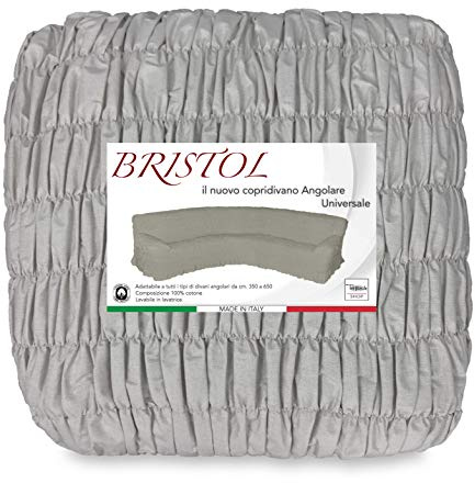 Tex family Funda de sofá Angular Universal Gris-Gris Pardo Liso
