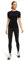 FALKE Damen Baselayer-Shirt Warm Round Neck W S/S SH Funktionsgarn Schnelltrocknend 1 Stück, Schwarz (Black 3000), M