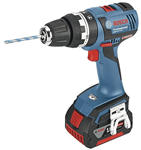 Bosch Profesional - 06019E9104 - Gsb 18 V-Ec Professional Tecnología De Litio: Gama Dynamic Taladro