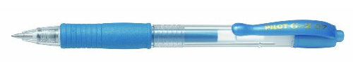 Pilot G207 Retractable Gel Rollerball 0.7 mm Tip (Box of 12) - Metallic Blue