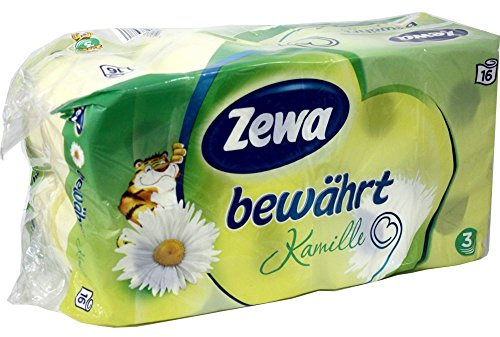 Zewa Soft Toilettenpapier Das Bewährte Kamille, 16 Rollen