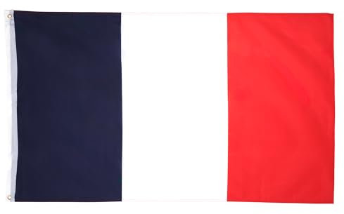 BANDERA de FRANCIA 150x90cm - BANDERA FRANCESA 90 x 150 cm - AZ FLAG …